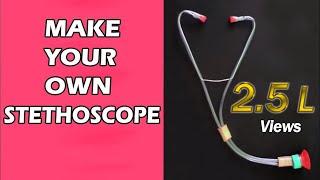 DIY Stethoscope  ThinkTac  Science Experiment [upl. by Cired]