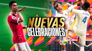 FIFA 22 Nuevas Celebraciones TUTORIAL  Celebraciones Ocultas Que Puedes Hacer En Ultimate Team [upl. by Kwok59]