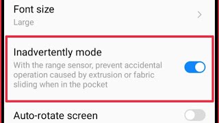 What is Inadvertently mode  Inadvertently Mode kya hai kaise Use kare In Android [upl. by Uehttam494]