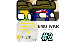 Obteniendo monedas y desbloqueando EMU War  Jugando a Polandball not safe for world 2 [upl. by Atteynad]