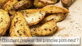 Faire des pommes pontneuf  la technique en une minute [upl. by Kirkpatrick]