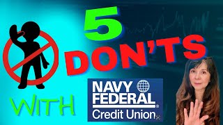 5 Mistakes to Never Do with Navy Federal navyfederal nfcu creditcards creditscore internalscore [upl. by Drareg121]