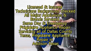 Frigidaire Repair Addison TX 2142160817 [upl. by Khosrow497]