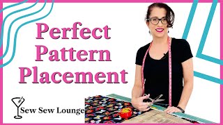 Fabric layout and pattern placement Simplicity 8133 [upl. by Eelyak428]