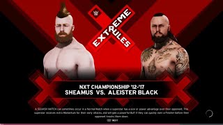 WWE 2K20 Sheamus VS Aleister Black NXT Championship Match Gameplay [upl. by Renwick798]