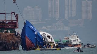 Hong Kong ferry celebration turns tragic after collision [upl. by Reidid]