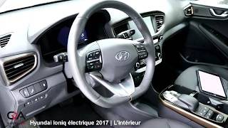 2017 Hyundai IONIQ Électrique  L’intérieur  Essai complet 27 [upl. by Haymes]