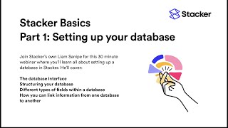 Stacker Basics Setting up your database [upl. by Spiros]