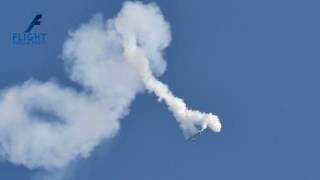 Frecce Tricolori at Jesolo Airshow Solo Lomcovak In Slow Motion [upl. by Emearg329]