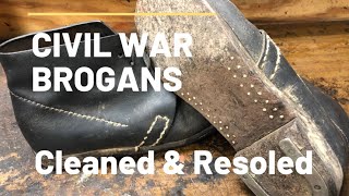 Civil War Brogans Restoration [upl. by Snow331]