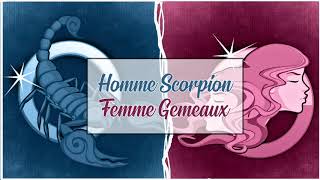 Homme Scorpion ♏ Femme Gémeaux ♊ Compatibilité Amoureuse Astrologique [upl. by Lledner504]