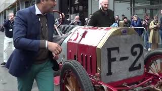 Automobile de course Fiat 130HP F2 de 1907 et Teufs Teufs au Paris Rétromobile 2024 [upl. by Arras]