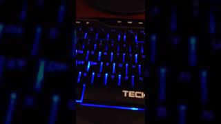 Cool tecknet keyboard how to change colors [upl. by Hortensa]