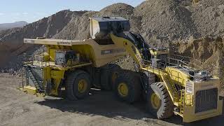 The versatile Komatsu WE1850 3 hybrid wheel loader [upl. by Mapel]