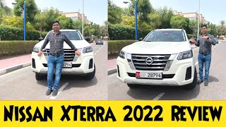 Nissan Xterra 2022 UAE Review  Nissan Xterra 2022 Base Model  Test Drive Features and Options [upl. by Nylsaj]