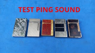 Test Ping Sound korek api St Dupont lighter [upl. by Kanter243]