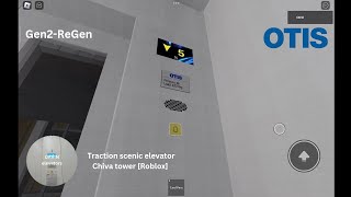 otis elevator at chiva tower roblox [upl. by Llehsor]