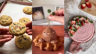 baking therapy  aesthetic baking compilation  healing baking  TikTok compilation [upl. by Niltac]