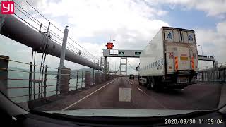 青馬大橋 Tsing Ma Bridge Driving Tour [upl. by Anytsirhc]