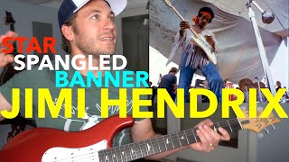 Guitar Teacher REACTS JIMI HENDRIX quotThe StarSpangled Bannerquot  Woodstock 69 USA National Anthem [upl. by Nail361]