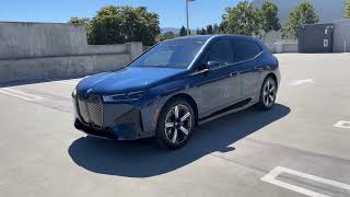 Tour the 2022 iX xDrive50 in Phytonic Blue  4K [upl. by Showker786]