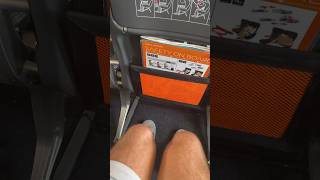 EasyJet Extra legroom seats row 13 seats D and E travel easyjet [upl. by Alcinia]