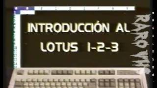 Computación Vintage Introduccion al LOTUS 123 [upl. by Hoffer744]