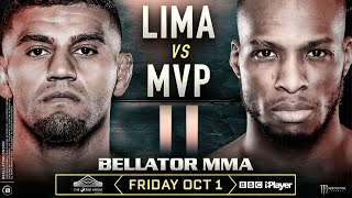 Bellator 267 LIVE Lima vs MVP 2 LIVESTREAM Full Fight Companion amp Play by Play [upl. by Gunar]