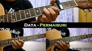 Data  Permaisuri InstrumentalFull AcousticGuitar Cover [upl. by Annid752]