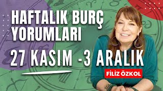 Filiz Özkol ile haftalık burç yorumları  27  3 Aralık [upl. by Irmo]