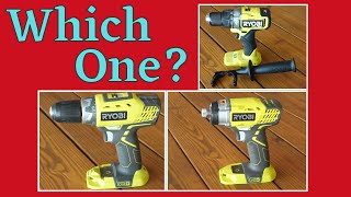 Ryobi 18V ONE Drill Comparison  A Beginners Guide to Drills [upl. by Vere]