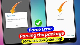 How to fix there was a problem parsing the package 2023  samsung mobile parsing the package problem [upl. by Bonar217]