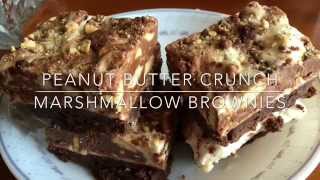 DIY Holiday Treats Peanut Butter Crunch Marshmallow Brownies  KiewTV [upl. by Mojgan]