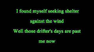 Bob Seger amp Silver Bullet Band  Against The Wind with lyrics [upl. by Azerila]