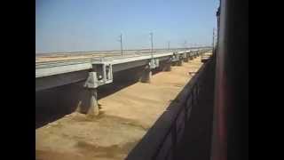 Purushottam Express Crossing Indias Longest Bridge [upl. by Reffotsirk]