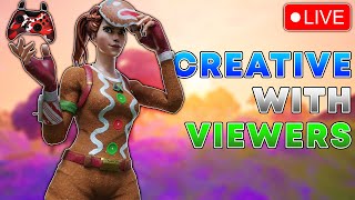 BECOMING A CONTROLLER PLAYER Playing Fortnite creative live with viewers  Road to 7k subs │epic [upl. by Gnep388]