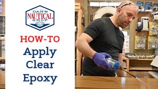 How to apply clear West System epoxy to your wood countertop [upl. by Sellma]