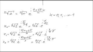 Komplexe Zahlen  Die Wurzeln komplexer Zahlen [upl. by Raman]