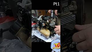 weedwhacker timing and valve spacing Pt1 diy ohv [upl. by Cloots]