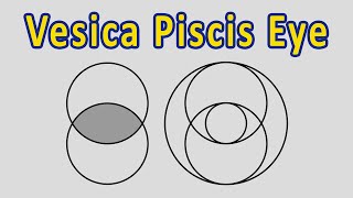 How To Draw Vesica Piscis Eye  Sacred Geometry [upl. by Iy]