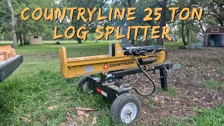 Tractor Supplys CountryLine 25 Log Splitter [upl. by Zerep]