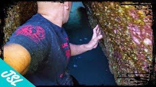 Stuck in a Death Cave  HIDDEN Dana Point Sea Caves [upl. by Kobi]