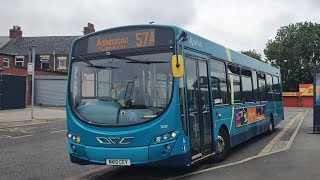 Journey on Route 57A  NK10CEY1439  Arriva Northumbria VDL SB200Wright Pulsar 2 [upl. by Maureen]