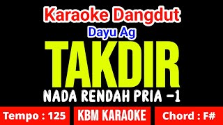 TAKDIR KARAOKE NADA PRIA [upl. by Stormi]