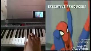 Spectacular SpiderMan on Piano thru Google Glass [upl. by Reneta152]