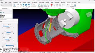 4axis programming in powerMILL [upl. by Kantor]