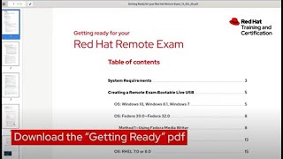 How to Take a Red Hat Remote Exam [upl. by Nymsaj]