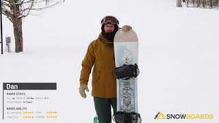 Dans ReviewRossignol Revenant Snowboard 2022Snowboardscom 5 50 [upl. by Zemaj]