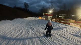 Zieleniec ski arena  Nocna jazda  Zieleniec [upl. by Moyna]