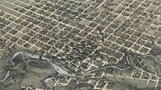 Houston Texas History and Cartography 1873 [upl. by Ahsekyw]